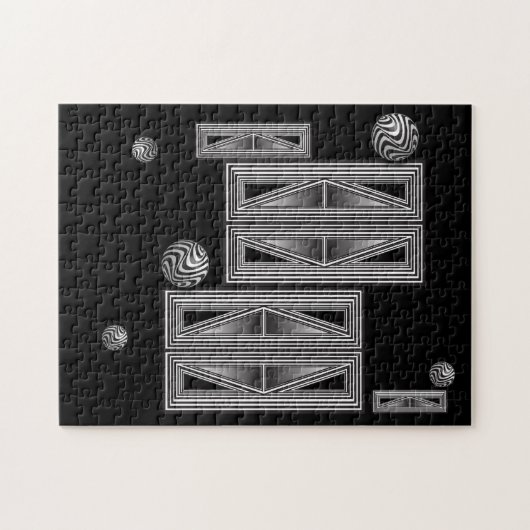 Optik durch Formen Puzzle (Horizontal)