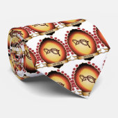 Optik Mandorla Krawatte (Gerollt)