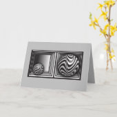 Optik über eine Formkarte Karte (Gelbe Blume)