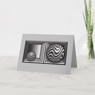 Optik über eine Formkarte Karte