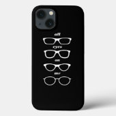 Optiker Augen auf meiner Optikerbrille Case-Mate iPhone Hülle (Rückseite)
