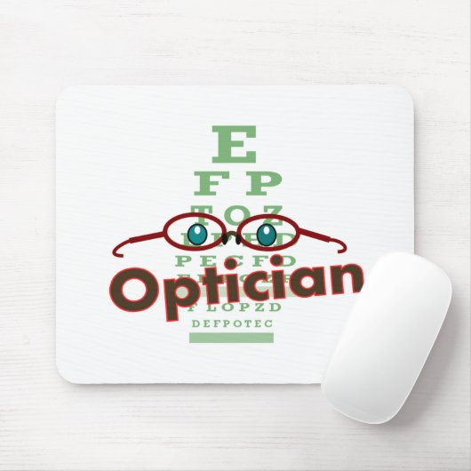 Optiker--Augendiagramm Geschenke Mousepad (Mit Mouse)