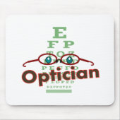 Optiker--Augendiagramm Geschenke Mousepad (Vorne)