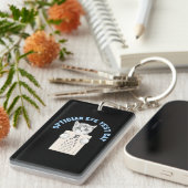 Optiker Augentest Katze Optometrist Ophthalmologie Schlüsselanhänger (Vorderseite rechts)