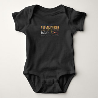 Optiker Baby Strampler