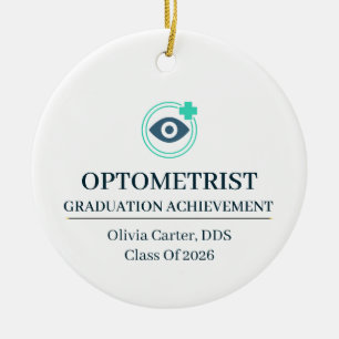 Optiker Benutzerdefinierter Name Seit Jahr Keramik Ornament