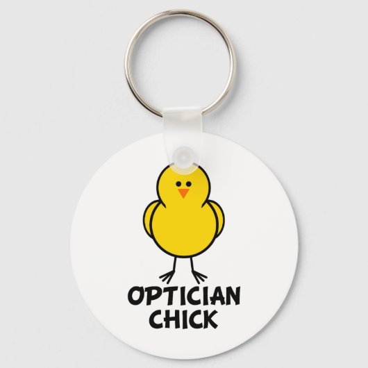 Optiker Chick Schlüsselanhänger (Vorderseite)