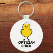 Optiker Chick Schlüsselanhänger (Vorderseite)