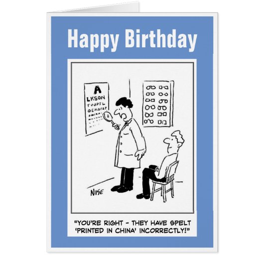 Optiker, der einen Augentest durchführt (Vorne)