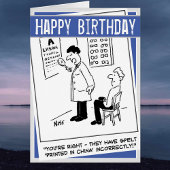 Optiker, der einen Augentest durchführt