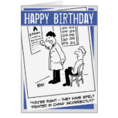 Optiker, der einen Augentest durchführt (Vorne)