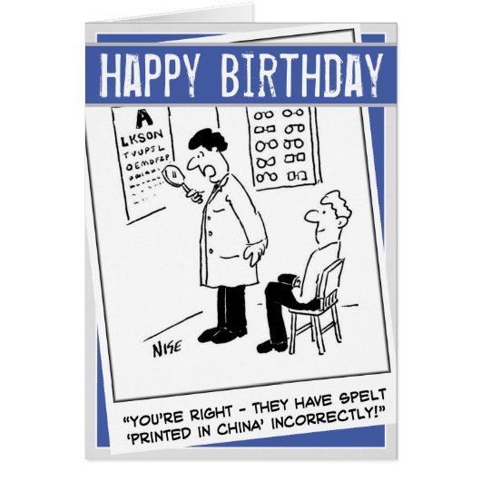 Optiker, der einen Augentest durchführt (Vorne)