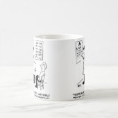 Optiker, der einen Augentest durchführt Kaffeetasse (Mittel)