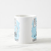 Optiker, der einen Augentest durchführt Kaffeetasse (Mittel)