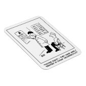 Optiker, der einen Augentest durchführt Magnet (Rechte Seite)