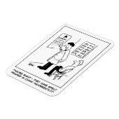 Optiker, der einen Augentest durchführt Magnet (Linke Seite)