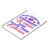 Optiker Gott fand die stärksten Frauen-Optimiker Notizblock (Linke Seite)