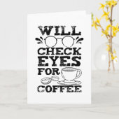 Optiker Kaffee Karte (Gelbe Blume)