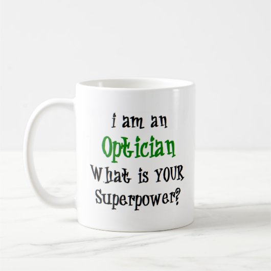 Optiker Kaffeetasse (Links)