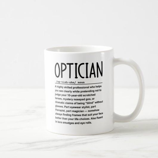 Optiker Kaffeetasse (Rechts)