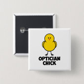 Optiker-Küken Button (Vorne & Hinten)