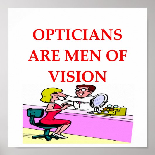 Optiker Poster (Vorne)