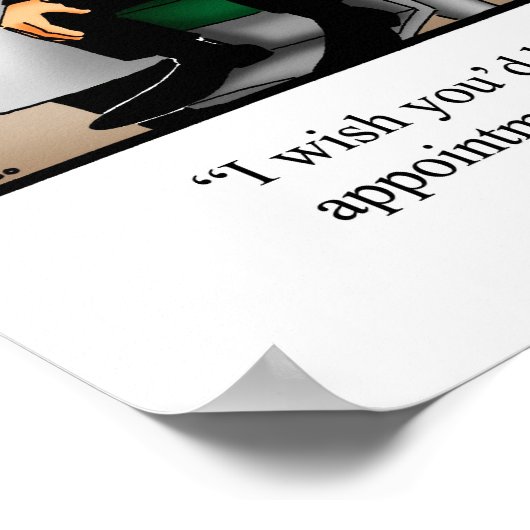 Optiker Spaß Poster-Geschenk "Spectickles" Poster (Ecke)