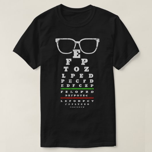 Optikerkarte T-Shirt (Design vorne)