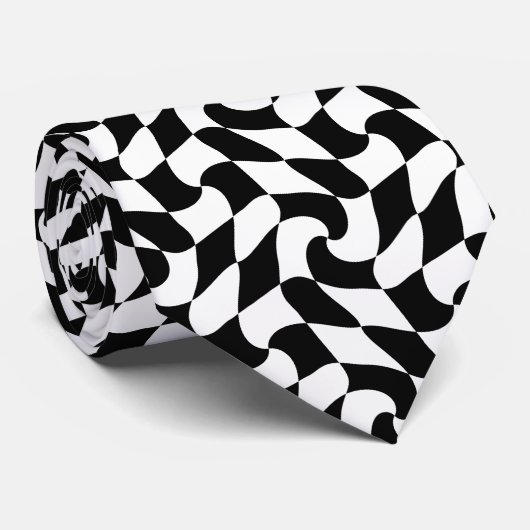 Optikhalsband Krawatte (Gerollt)