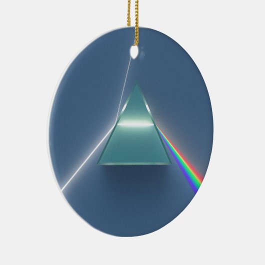 Optikprisma-brechendes und reflektierendes Licht Keramik Ornament (Rechts)