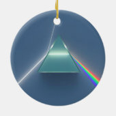 Optikprisma-brechendes und reflektierendes Licht Keramik Ornament (Hinten)