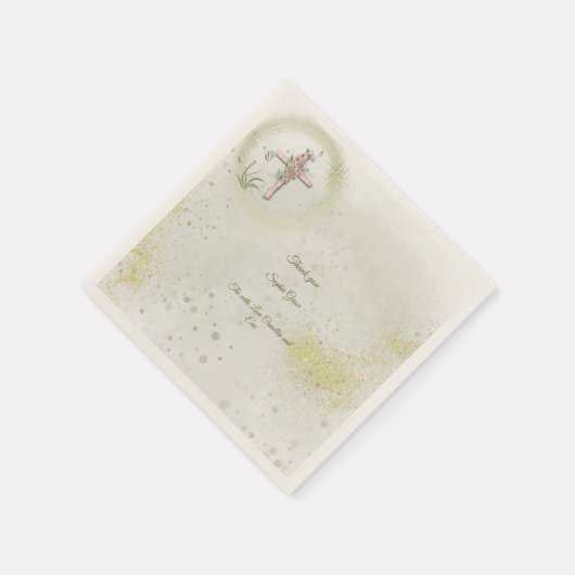 Optikvolle und funkelnd Papierservietten (Ecke)