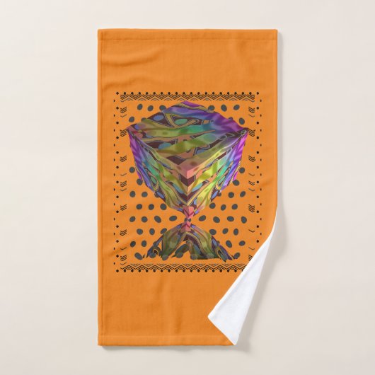 Optikwürfel Badhandtuch Set (Handtuch)