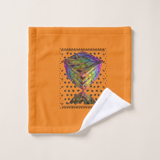 Optikwürfel Badhandtuch Set (Waschlappen)