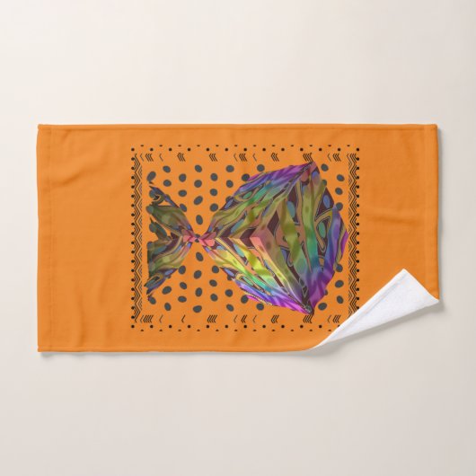 Optikwürfel Badhandtuch Set (Handtuch)