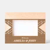 Optimale geometrische, maßgeschneiderte Holzbilder Geätzte Rahmen (Vorderseite)