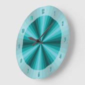 Optimale Illusion Aqua Clock Große Wanduhr (Winkel)