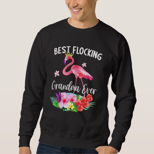 Optimale Optik für Flamingo Fan Sweatshirt (Vorderseite)