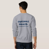 Optimales Gesundheits-Ausgang-Shirt Sweatshirt (Schwarz voll)