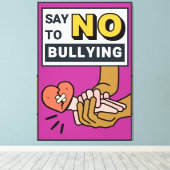 Optimales Zitat - Keine Schikanen Leinwanddruck (Insitu (Holzboden))