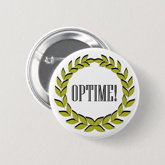 Optime! Ausgezeichnete Arbeit! Button (Vorne & Hinten)