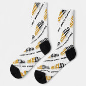 Optimiert für Schach-Reflektives Schach-Set Socken (Linkes Detail)