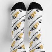 Optimiert für Schach-Reflektives Schach-Set Socken (Oben)