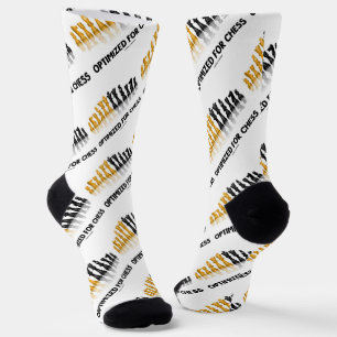 Optimiert für Schach-Reflektives Schach-Set Socken