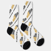 Optimiert für Schach-Reflektives Schach-Set Socken (Rechts)