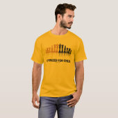 Optimiert für Schach-Reflektives Schach-Set T-Shirt (Vorne ganz)