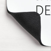 Optimiert für Tiefe Minimalistischer Technischer Mousepad (Ecke)