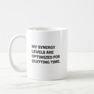 Optimierte Synergielevel - Lustiger Feierabend bei Kaffeetasse