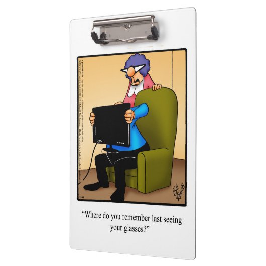 Optimierte Zwischenablage für den Business Spaß Klemmbrett (Links)