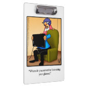 Optimierte Zwischenablage für den Business Spaß Klemmbrett (Rechts)